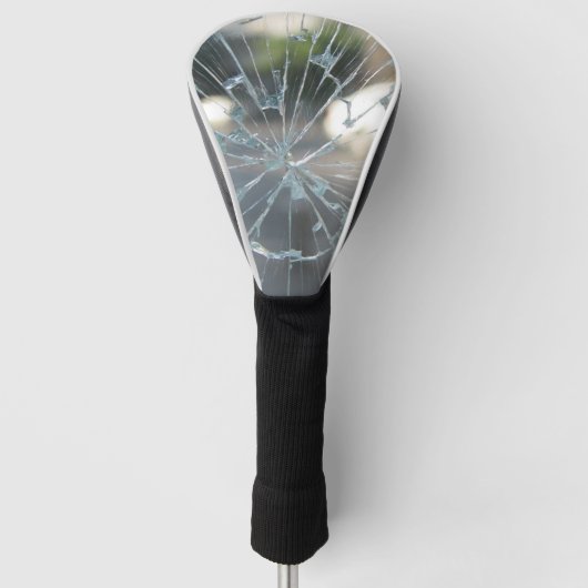 gebroken venster golfheadcover (Voorkant)