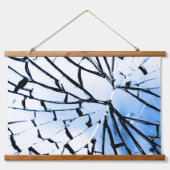 gebroken venster hangend wandkleed (Voorkant)