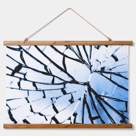 gebroken venster hangend wandkleed (Voorkant 3)