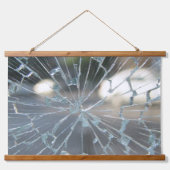 gebroken venster hangend wandkleed (Voorkant)