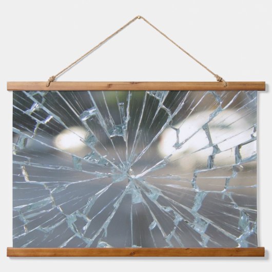 gebroken venster hangend wandkleed (Voorkant)