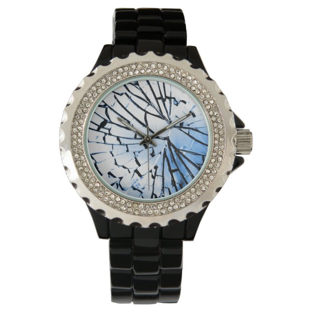 gebroken venster horloge (Voorkant)