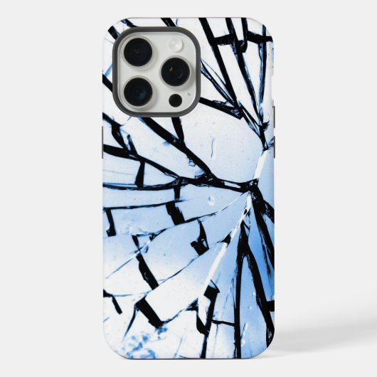 gebroken venster iPhone hoesje (Achterkant)