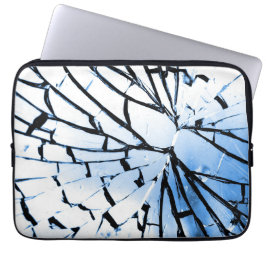 gebroken venster laptop sleeve