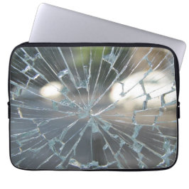 gebroken venster laptop sleeve