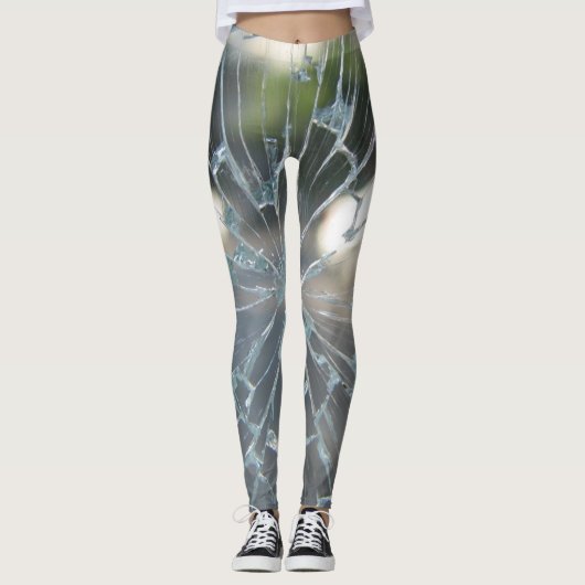 gebroken venster leggings (Voorkant)