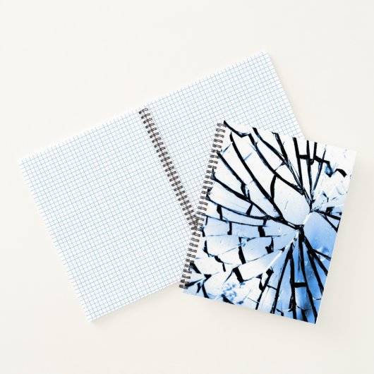 gebroken venster notitieboek (Binnen)