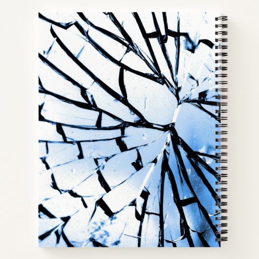 gebroken venster notitieboek (Achterkant)