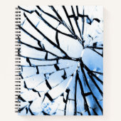 gebroken venster notitieboek (Voorkant)