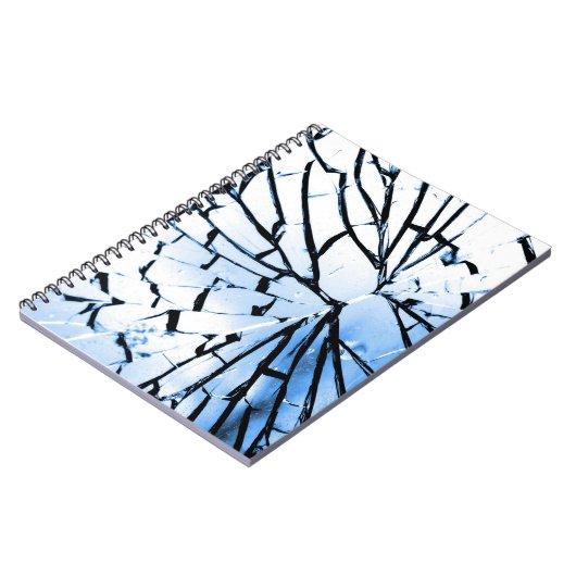 gebroken venster notitieboek (Linkerzijde)