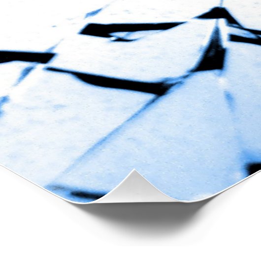 gebroken venster perfect poster (Hoek)