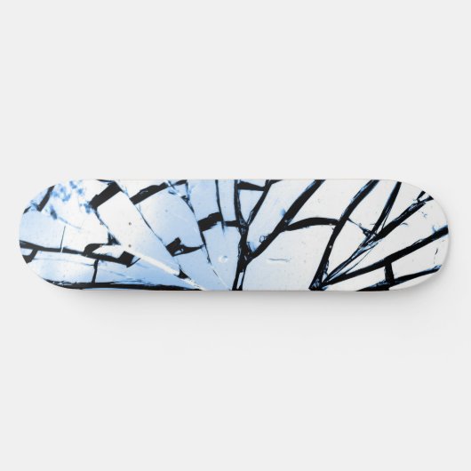 gebroken venster persoonlijk skateboard (Horizontaal)