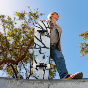 gebroken venster persoonlijk skateboard