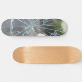 gebroken venster persoonlijk skateboard (Horizontaal)