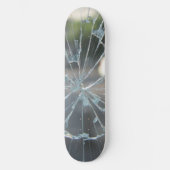 gebroken venster persoonlijk skateboard (Voorkant)