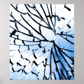 gebroken venster poster (Voorkant)