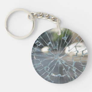 gebroken venster sleutelhanger