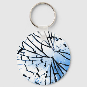 gebroken venster sleutelhanger