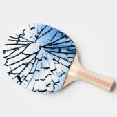 gebroken venster tafeltennisbatje (Zijkant)