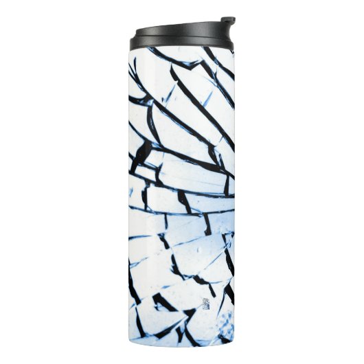 gebroken venster thermosbeker (Gedraaid links)