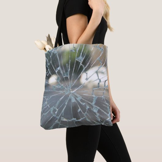 gebroken venster tote bag (Dichtbij)