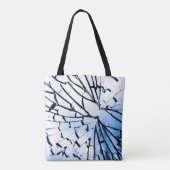 gebroken venster tote bag (Achterkant)