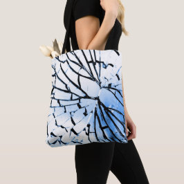 gebroken venster tote bag