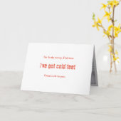 Gebroken verloving trouwkaart kaart (Gele Bloem)