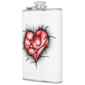 Gebroken warmwaterflesje heupfles (Links)