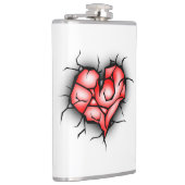 Gebroken warmwaterflesje heupfles (Rechts)