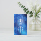 *~* Gebroken Waterverf Reiki Tribal Aztec Primal Visitekaartje (Staand voorkant)