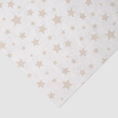 GEBROKEN WIT & BRUIN NEUTRALE TINTEN VAN STERREN TISSUEPAPIER (Detail)