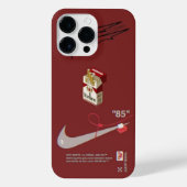 Gebroken wit iPhone hoesje (Achterkant)