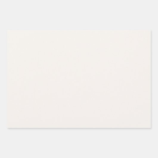 Gebroken wit, melkwit, warm wit inpakpapier vel (Voorkant)