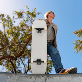 Gebroken wit, melkwit, warm wit persoonlijk skateboard