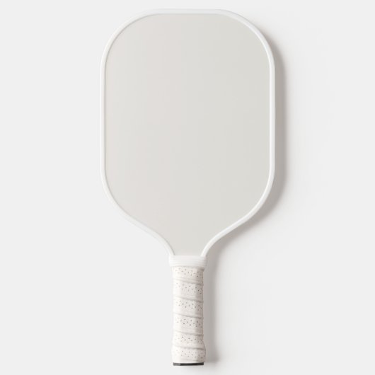 Gebroken wit, melkwit, warm wit pickleball paddle (Voorkant)