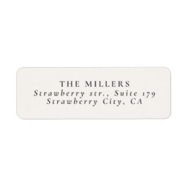 Gebroken wit, melkwit, warm wit retour etiket