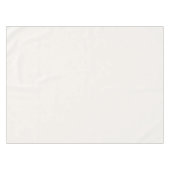 Gebroken wit, melkwit, warm wit tafelkleed (Voorkant (Horizontaal))