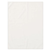 Gebroken wit, melkwit, warm wit tafelkleed (Voorkant)