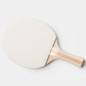 Gebroken wit, melkwit, warm wit tafeltennisbatje (Zijkant)