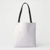 Gebroken wit, melkwit, warm wit tote bag (Voorkant)
