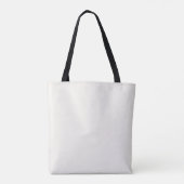 Gebroken wit, melkwit, warm wit tote bag (Achterkant)