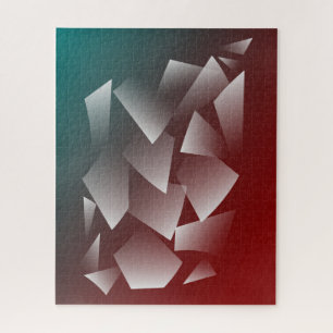 gebroken wit van blauwgroen Bourgogne Legpuzzel