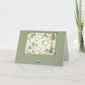 Gebroken witte bloem Elke gelegenheid Blanco Kaart (Achterkant)