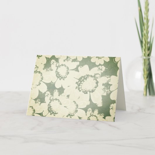 Gebroken witte bloem Elke gelegenheid Blanco Kaart (Voorkant)