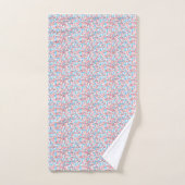 Gebroken witte gestructureerde achtergrond met sub bad handdoek (Handdoek)