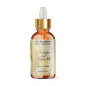 Gebroken witte gouden waterdichte cosmetica druppe labels