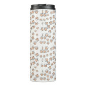 Gebroken witte illustratieve schapengezicht Therma Thermosbeker (Achterkant)