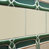 Gebroken witte keramische Tegel Tegeltje