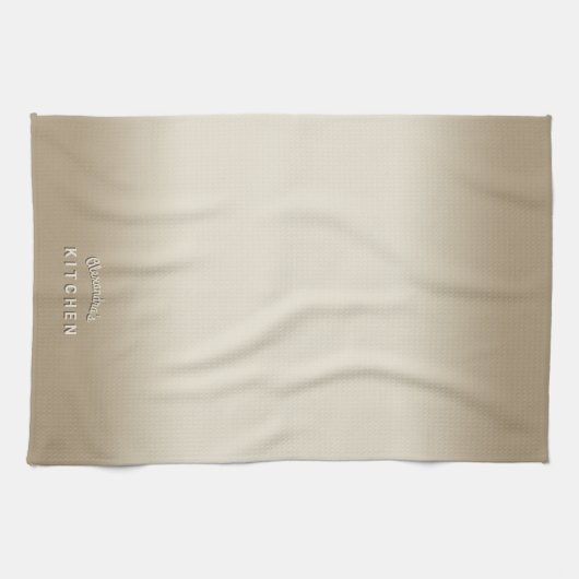 Gebroken witte ombre theedoek (Horizontaal)